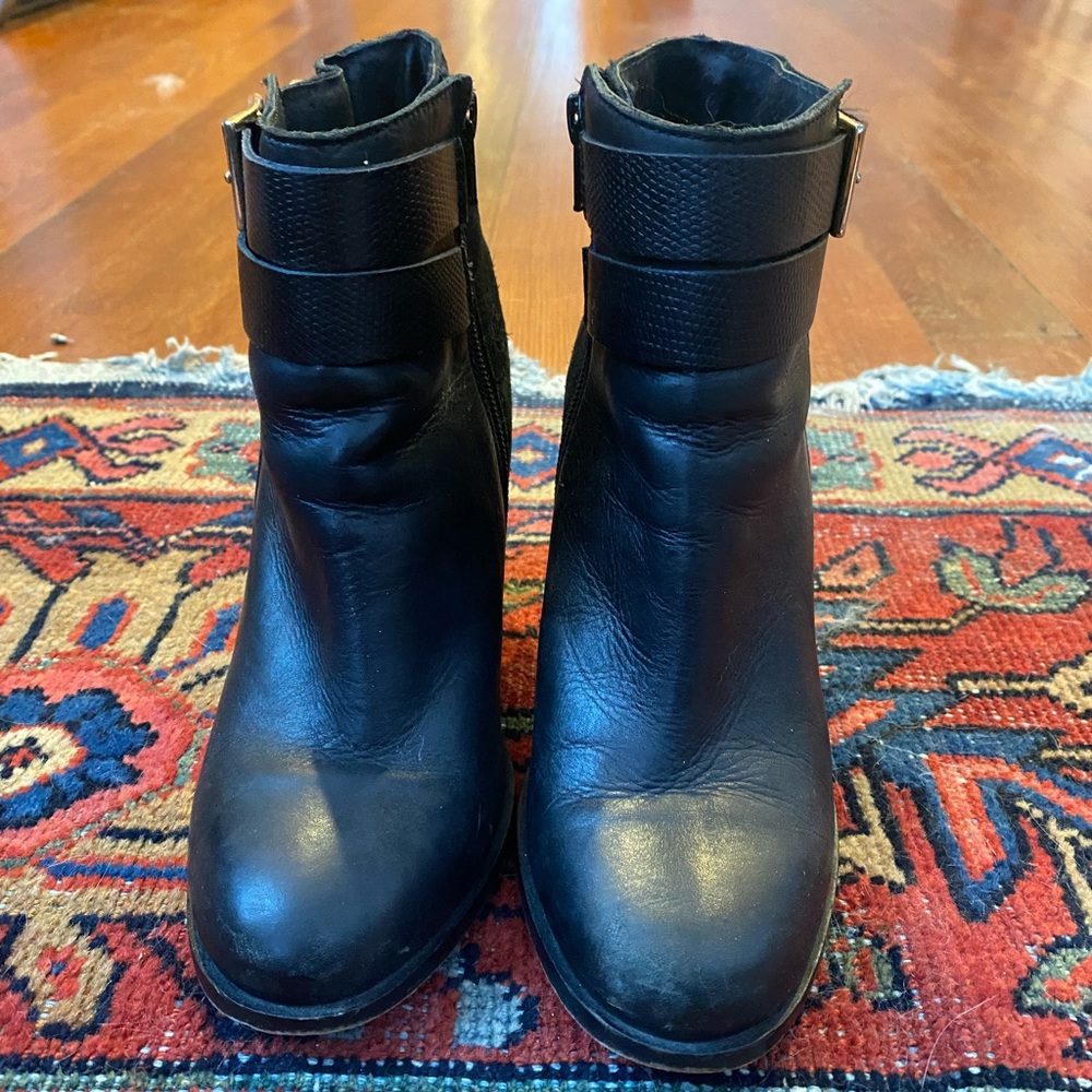 High heeled booties